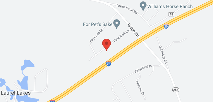 map of 314 Pine Bark Lane, North Augusta, SC 29860